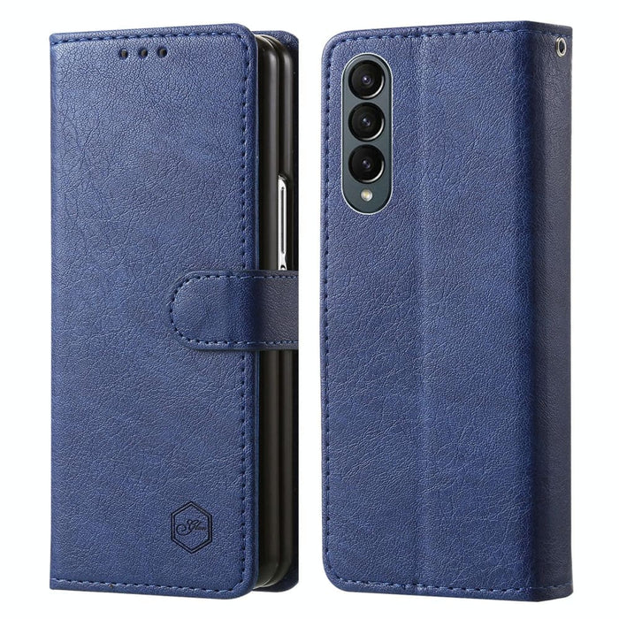 Leather Texture Pu Tpu Phone Case For Samsung Galaxy z Fold