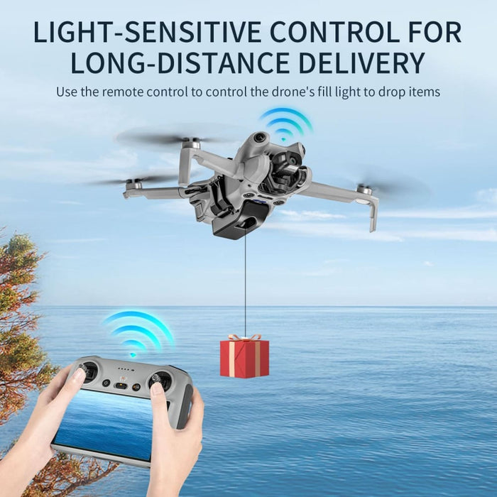 Led Light Air Dropping System Thrower Parabolic For Dji