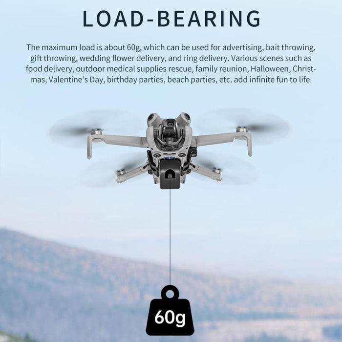 Led Light Air Dropping System Thrower Parabolic For Dji