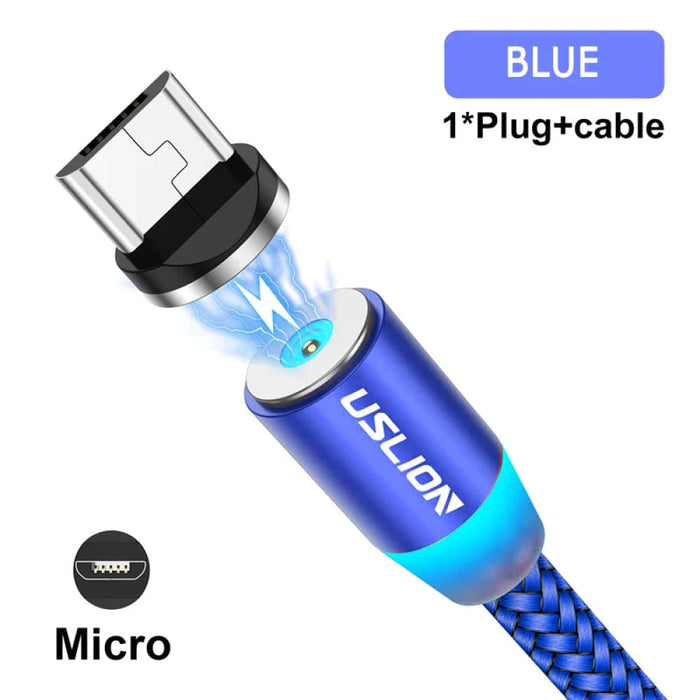 Led Magnetic Usb Cable For Iphone Android