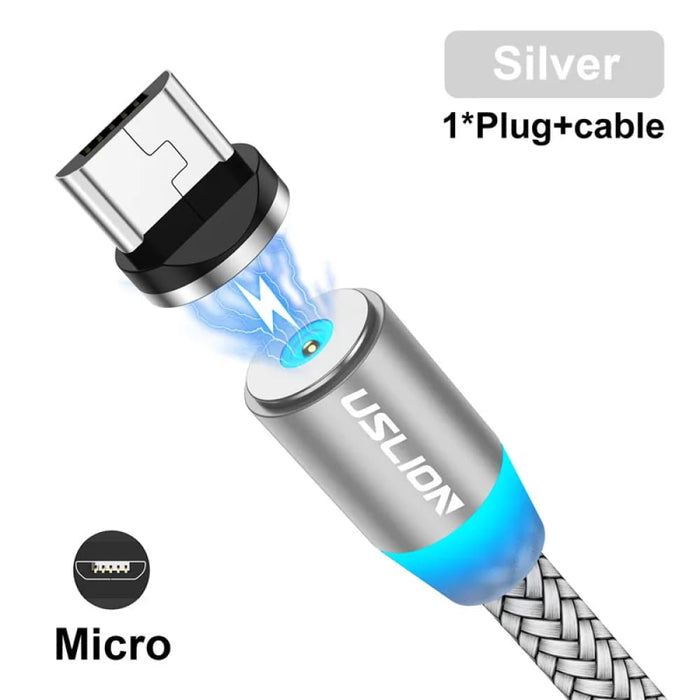 Led Magnetic Usb Cable For Iphone Android