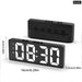 Led Mirror Table Clock