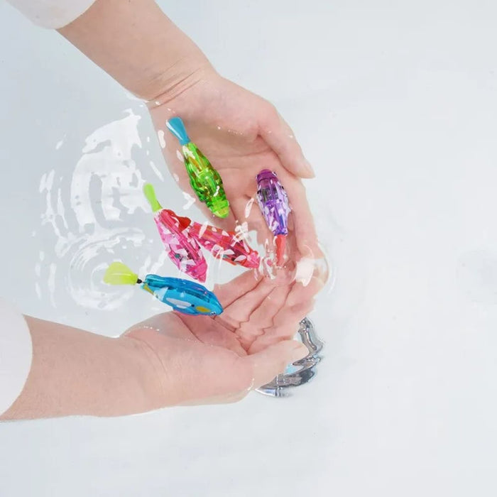 Led Swimming Robot Fish Bath Toy For Baby And Pet Cats