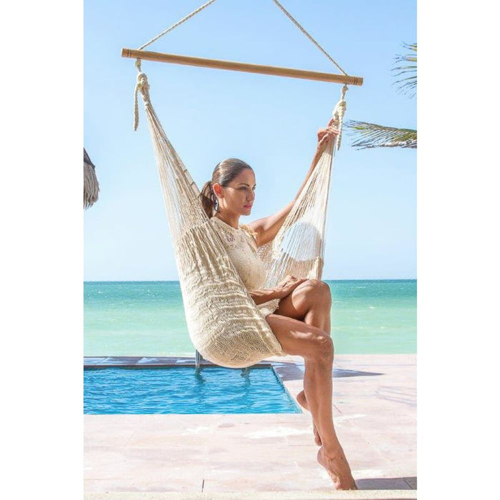 Legacy Extra Large Outdoor Cotton Mexican Hammock Chair