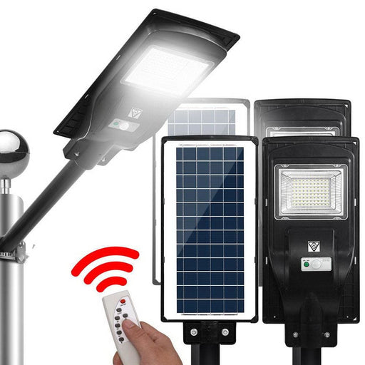 Leier Set Of 2 Led Solar Lights Street Flood Sensor Outdoor