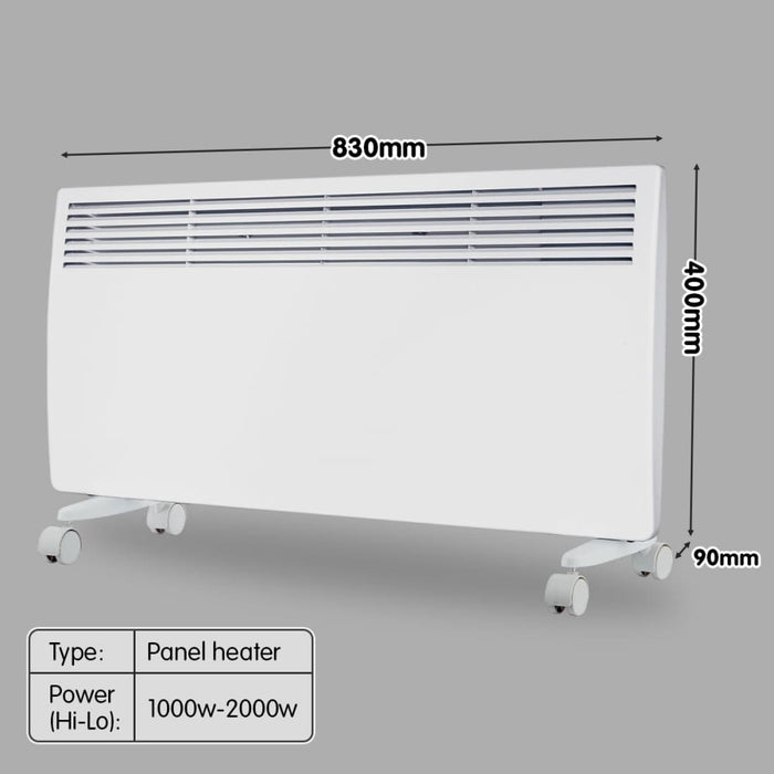 Levante Ndm-20wt 2000w Electric Panel Heater Wifi