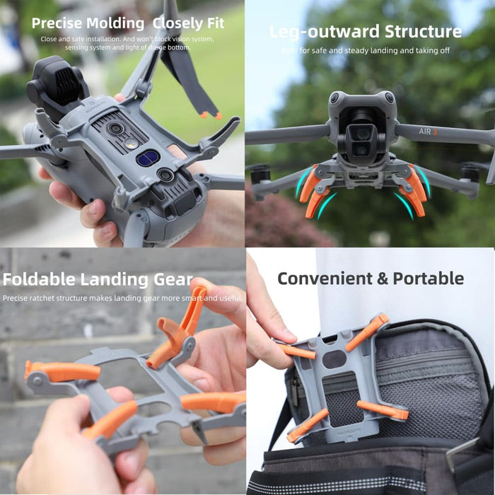 Lg664 Foldable Spider Landing Gear For Dji Air 3