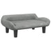 Dog Bed Light Grey 70x40x24 Cm Velvet Oiokpx