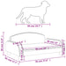 Dog Bed Light Grey 70x45x30 Cm Fabric Oioklb