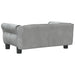 Dog Bed Light Grey 70x45x30 Cm Velvet Oionxp