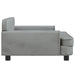 Dog Bed Light Grey 90x53x30 Cm Velvet Oionlk