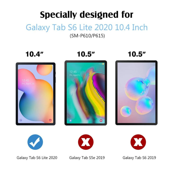 Lightweight Magnetic Stand Cover For Galaxy Tab S6 Lite