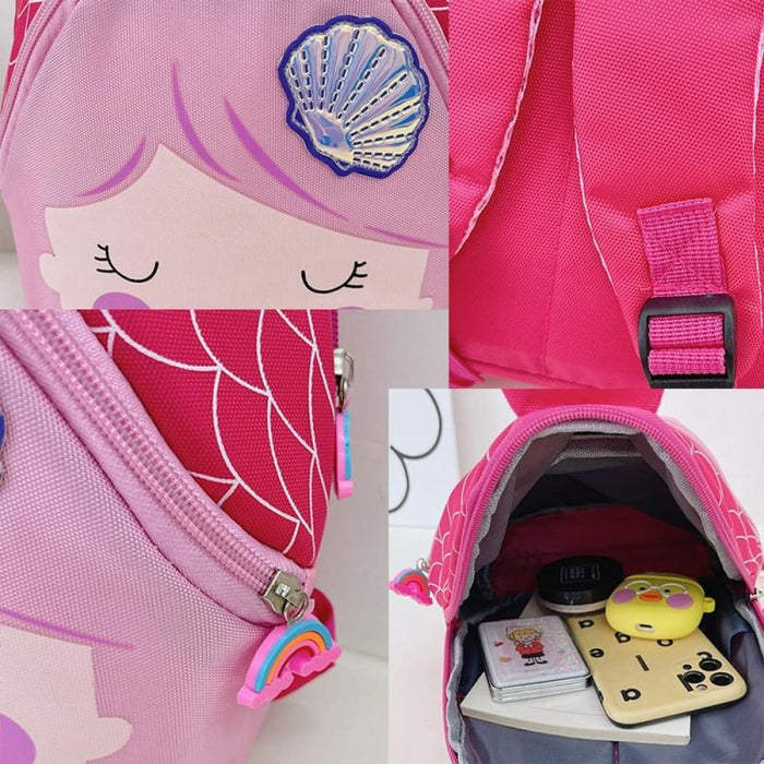 Lightweight Mermaid Schoolbag For Kids