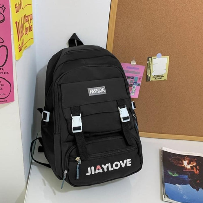 Lightweight Nylon School Backpack For Boys And Girls