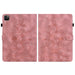 Lily Embossed Leather Smart Tablet Case