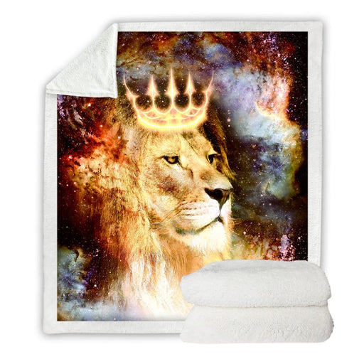 Lion King Blankets For Bed Universe Cosmic Space Throw