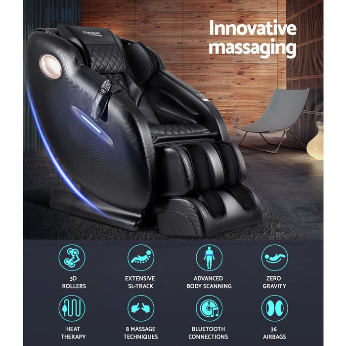 Livemor Electric Massage Chair Sl Track Full Body Air Bags