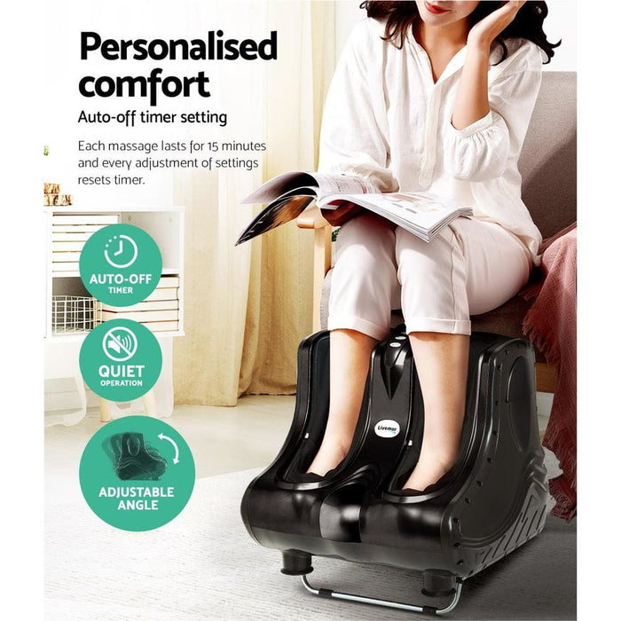 Livemor Foot Massager Ankle Calf Leg Massagers Shiatsu