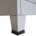 Locker Cabinet with 9 Compartments Steel 90x45x180 Cm Grey
