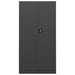 Locker Cabinet Anthracite 90x40x180 Cm Steel Ttpkit