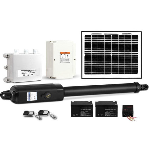 Lockmaster Automatic Full Solar Power Swing Gate Opener Kit