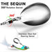 Long Casting Fishing Lures With Sequins And Vib Micro