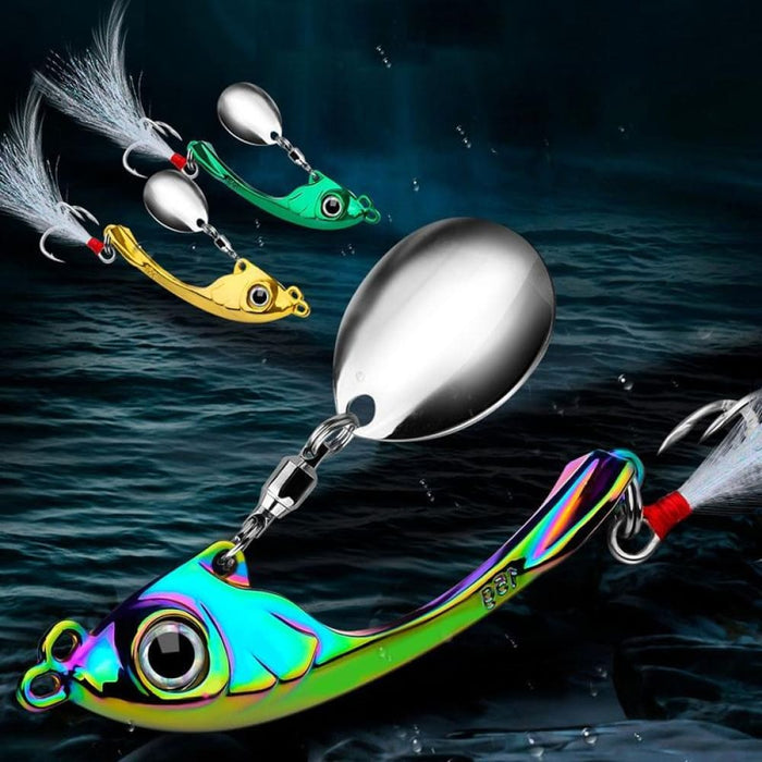 Long Casting Fishing Lures With Sequins And Vib Micro