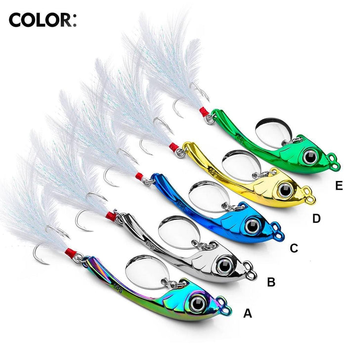 Long Casting Fishing Lures With Sequins And Vib Micro