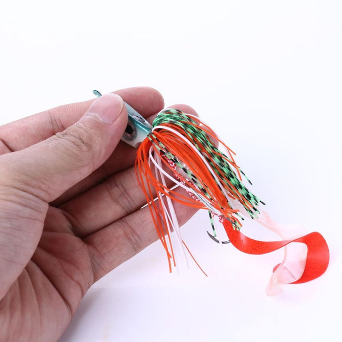 Long s Tassel Beard Sea Fishing Lead Bait Jig 20g 2