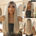 Long Straight Black Synthetic Wig