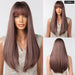 Long Straight Black Synthetic Wig