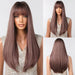 Long Straight Black Synthetic Wig