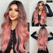 Long Wavy Pink Cosplay Wig