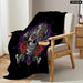 Lotus Brick Skull Throw Blanket Soft And Plush For Sofa