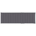 Sun Lounger Cushion Anthracite 200x70x3 Cm Fabric Toaxon