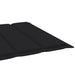 Nz Local Stock-sun Lounger Cushion Black 200x60x3 Cm Fabric