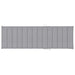 Sun Lounger Cushion Grey 200x60x3 Cm Fabric Toaxba