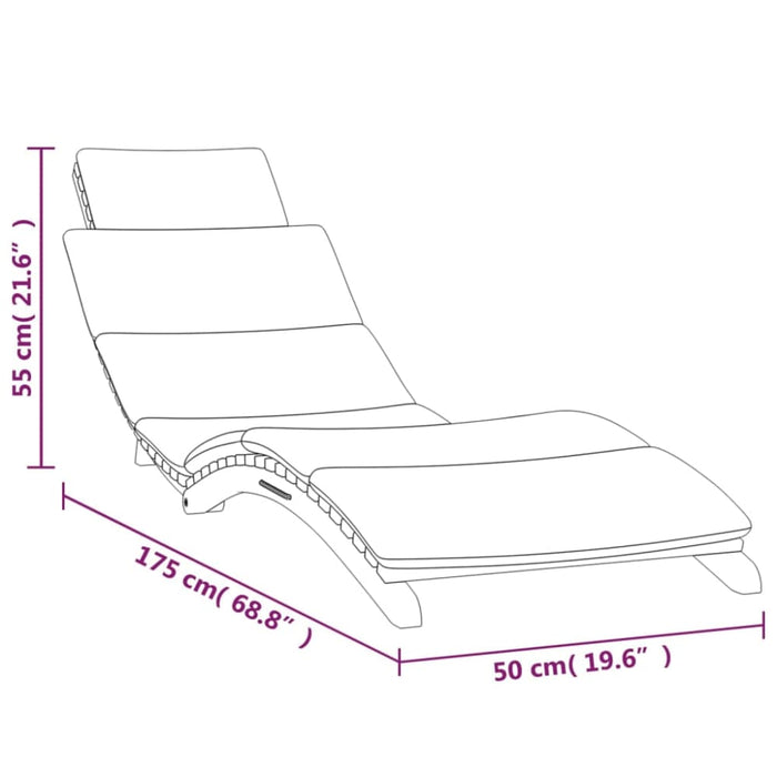 Sun Loungers 2 Pcs With Cushions Solid Wood Teak Toatlta