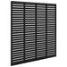 Louver Fence Wpc 180x180 Cm Black Tonobn