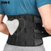 Lower Back Brace With 6 Stays And Removable Lumbar Pad