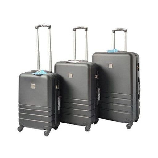 Abs Luggage Suitcase Set 3 Code Lock Travel Carry Bag