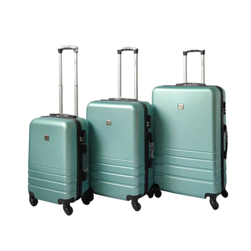 Abs Luggage Suitcase Set 3 Code Lock Travel Carry Bag