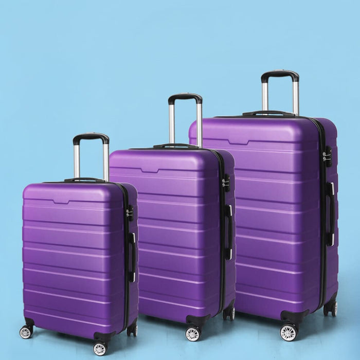 Luggage Suitcase Trolley 3pcs Set 20 24 28 Travel Packing