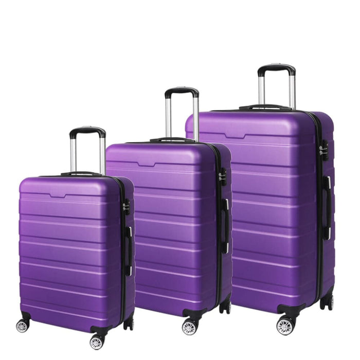 Luggage Suitcase Trolley 3pcs Set 20 24 28 Travel Packing