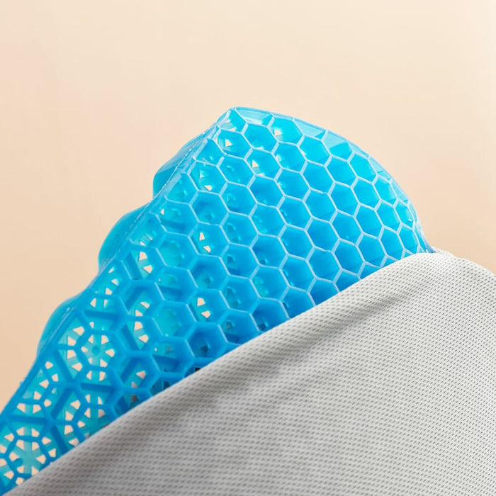 Gel Lumbar Cushion With Removable Cover Glushion Innovagoods