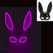 Luminous Bunny Mask Cosplay Long Ears Rabbit Girl’s