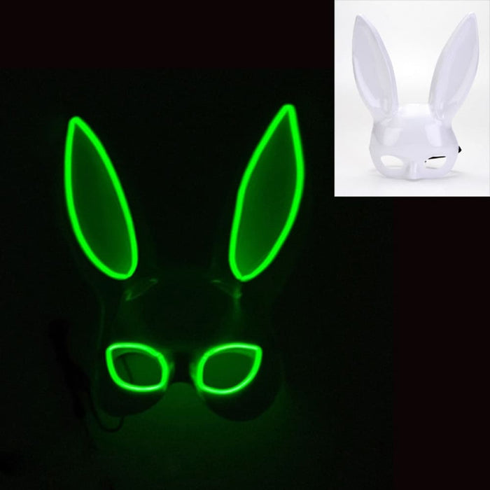 Luminous Bunny Mask Cosplay Long Ears Rabbit Girl’s