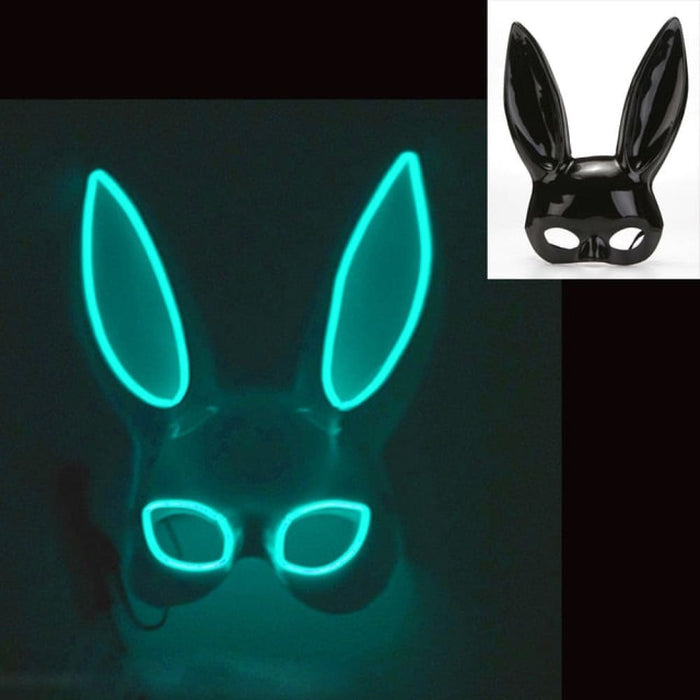 Luminous Bunny Mask Cosplay Long Ears Rabbit Girl’s