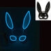 Luminous Bunny Mask Cosplay Long Ears Rabbit Girl’s