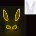 Luminous Bunny Mask Cosplay Long Ears Rabbit Girl’s